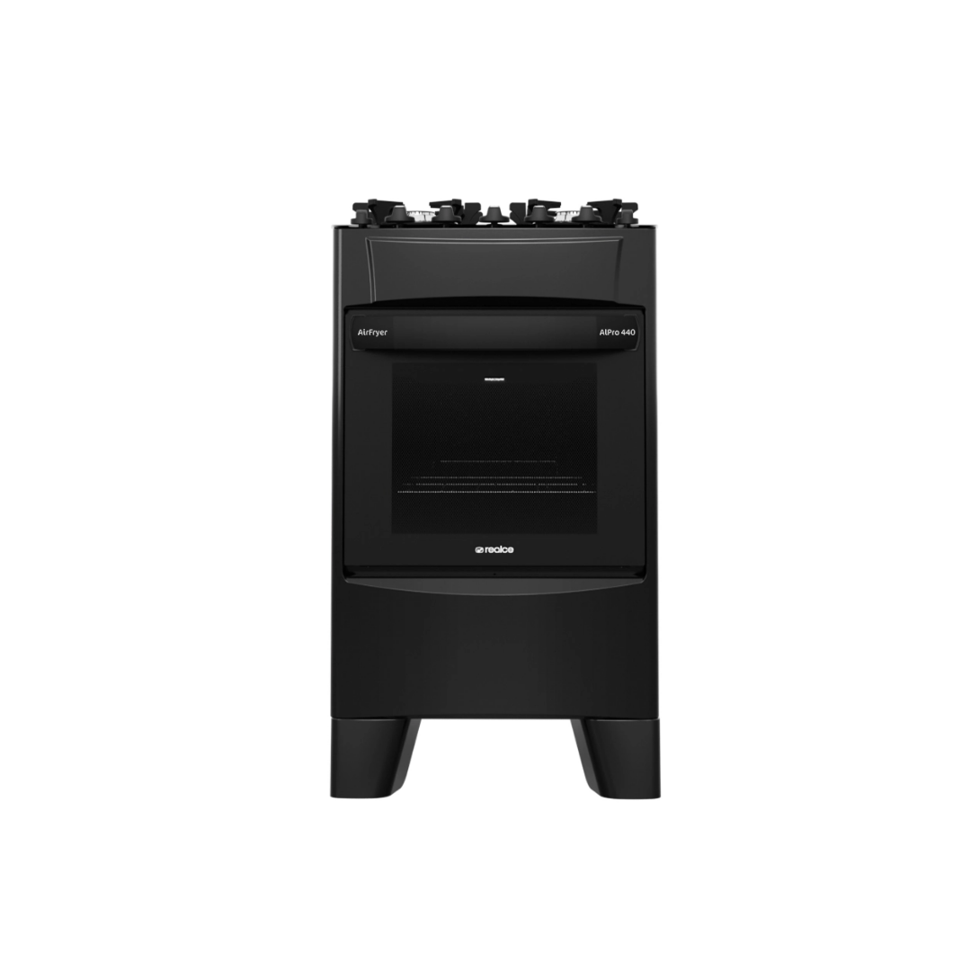 Fogão 4 Bocas Realce Alpro 440 Aut Airfryer 127V