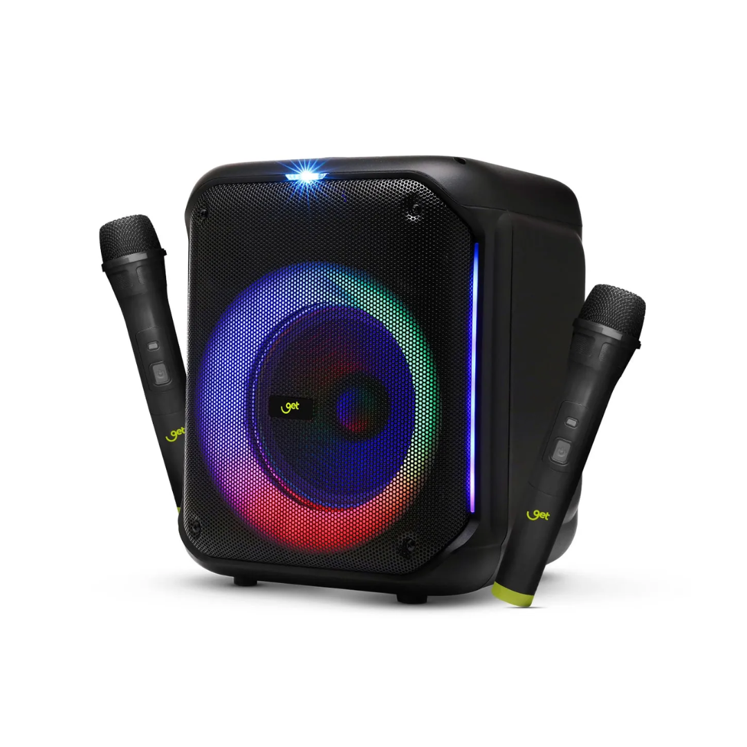 Caixa de Som TWS Get Cube 2, Com 2 Microfones