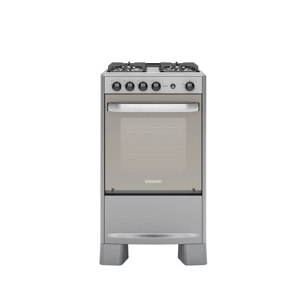 Fogão 4 Bocas Suggar Select Mesa Inox Prata 127V