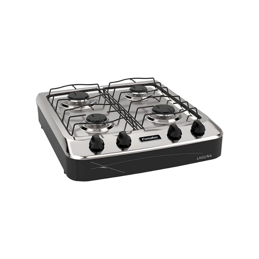 Fogão 4 Bocas Esmaltec Laguna 4027 Preto
