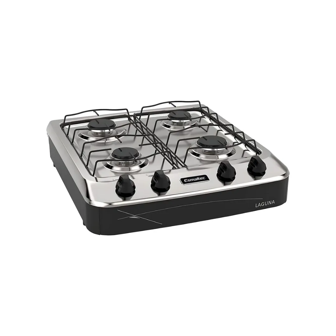 Fogão 4 Bocas Esmaltec Laguna 4027 Preto